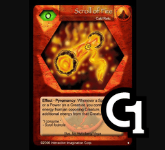 Scroll of Fire - Foil